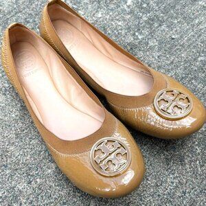 Women's Tory Burch Leather Ballet Flats Size 8M